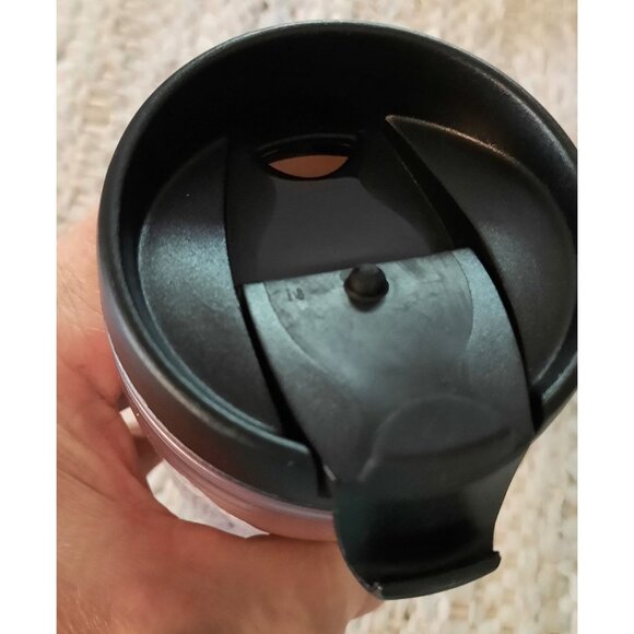 Starbucks Coffee Travel Tumbler 12oz Double-Walled Insulated Black Lid 2004 - Picture 4 of 7